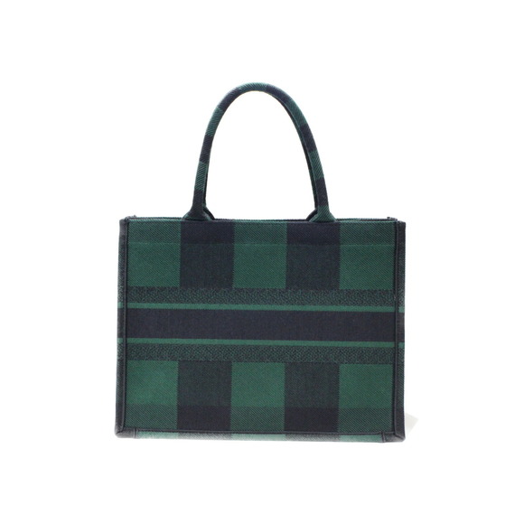 Dior Christian Green  Book Black Tote Canvas - Picture 1 of 13